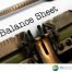 Balance sheet fixed assets